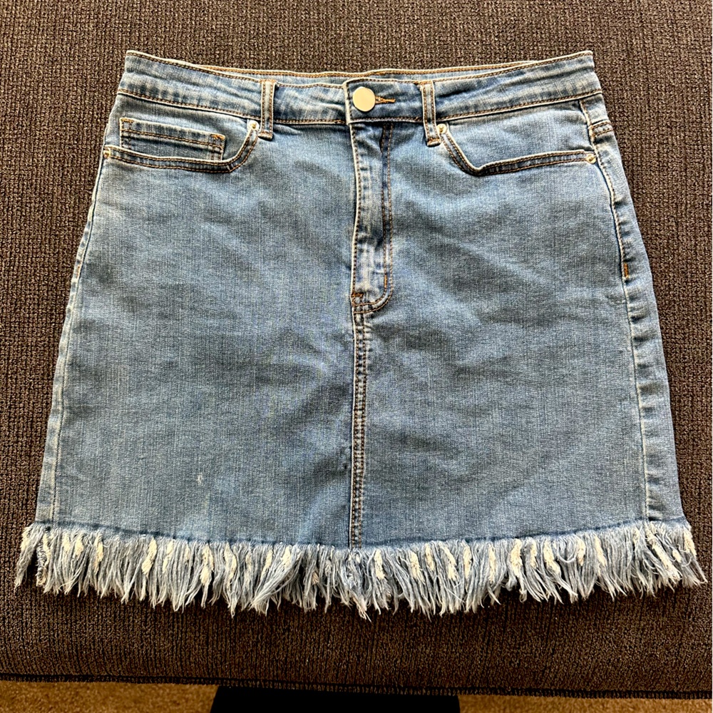 Forever 21 Blue Mini Pencil Skirt Casual